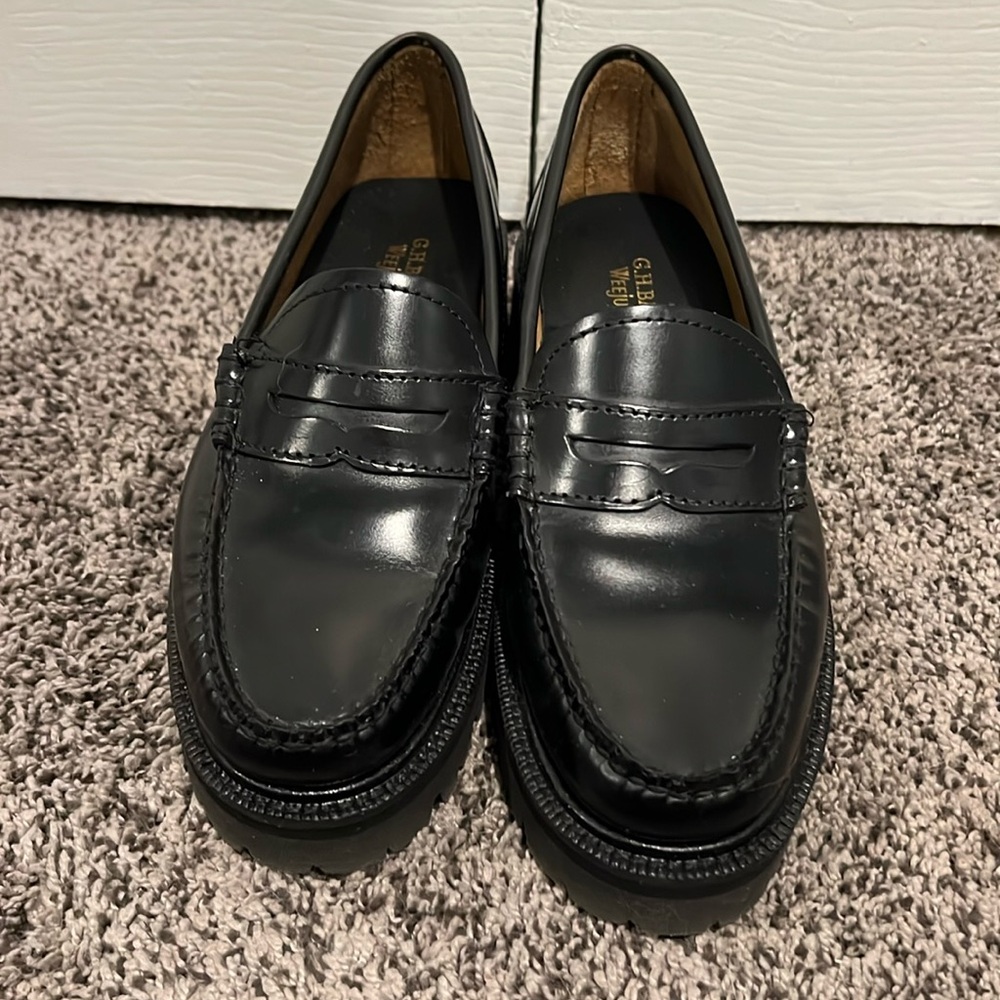 GH Bass Superlug loafer - black size 7.5